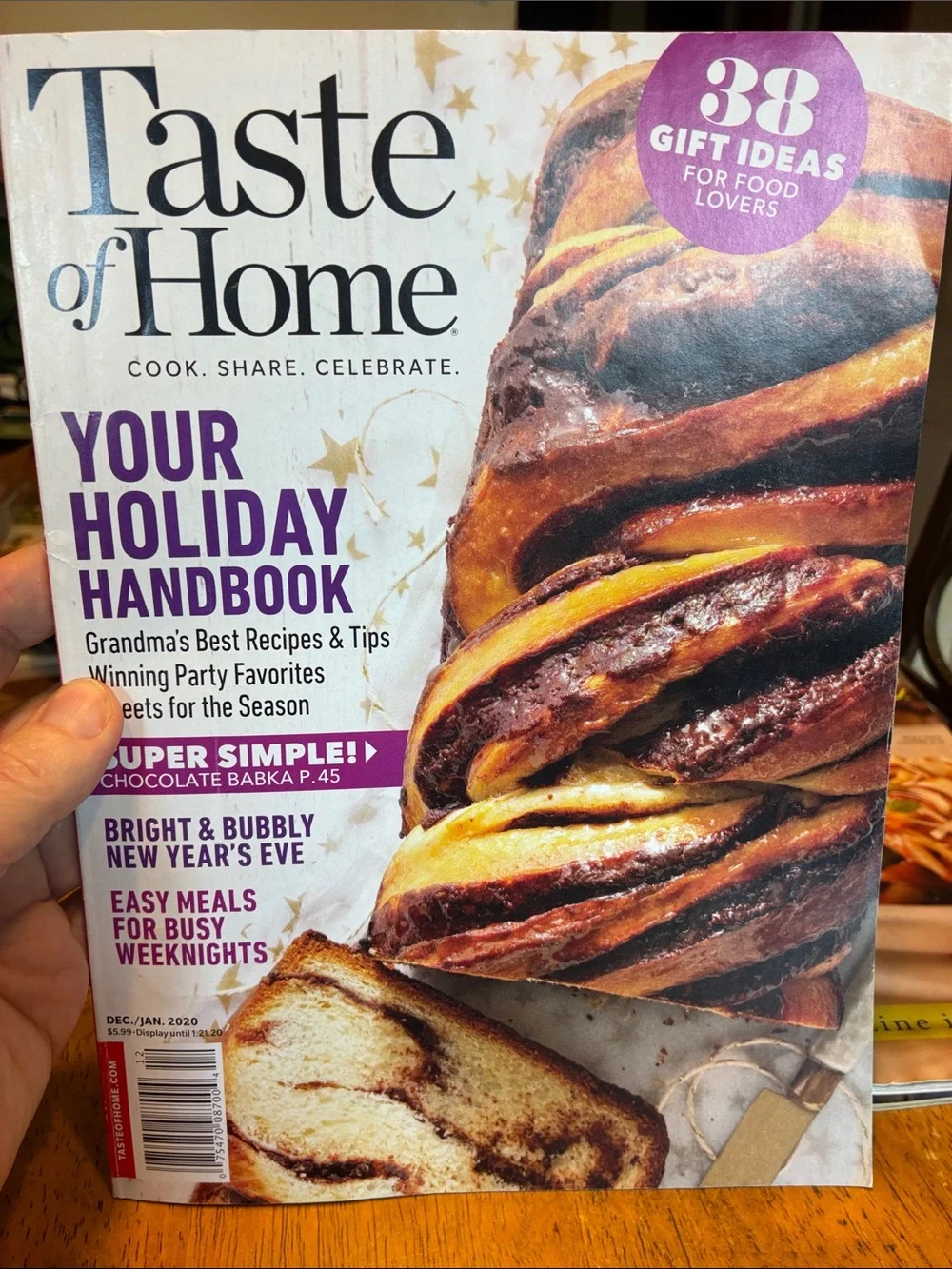 Lot of three Taste of Home cookbook Magazines